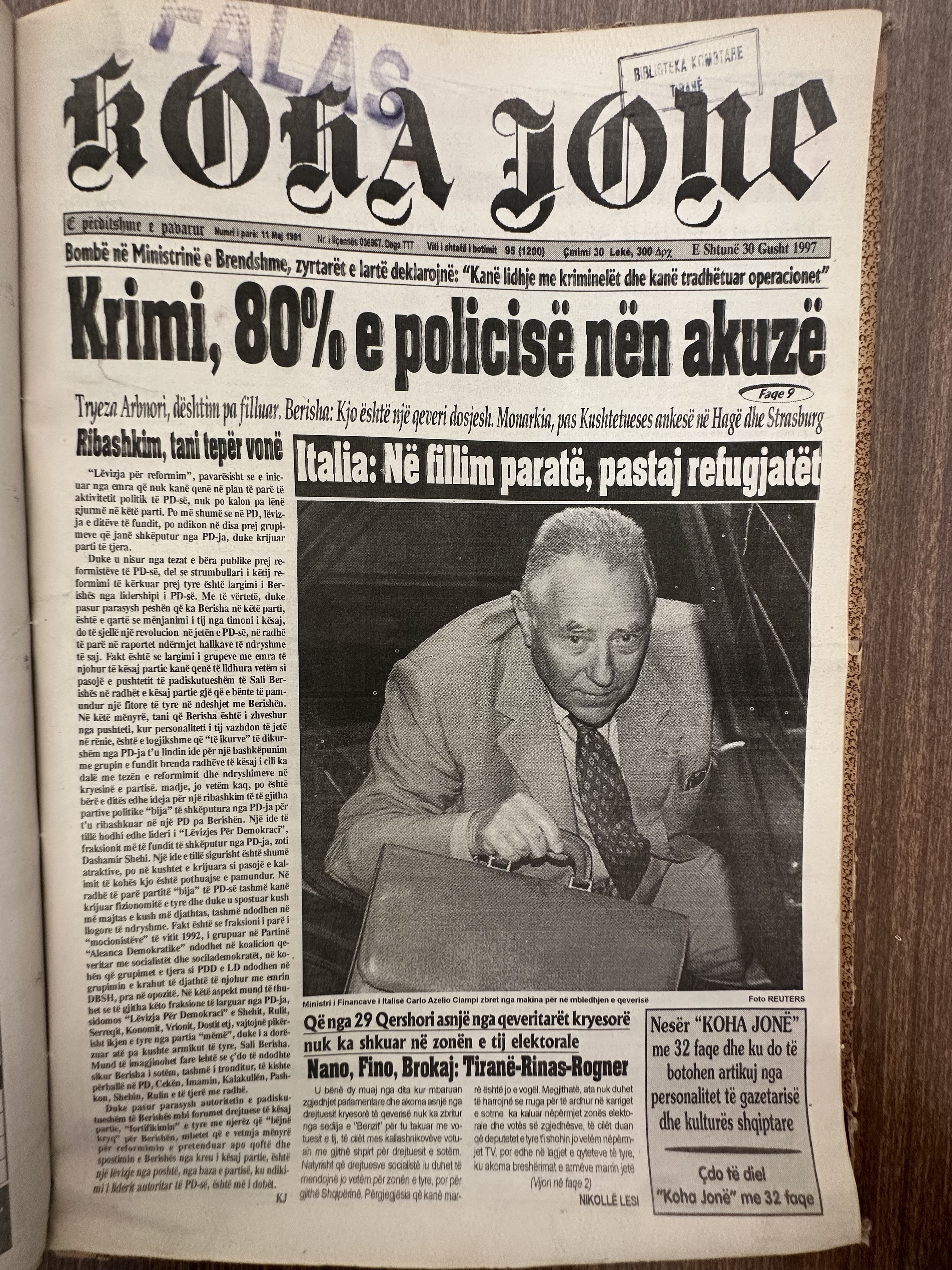 Koha Jonë 1997-08-30